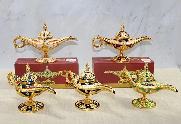 Mineli Metal Alaaddin Lambası Model 5 ürün görseli 1