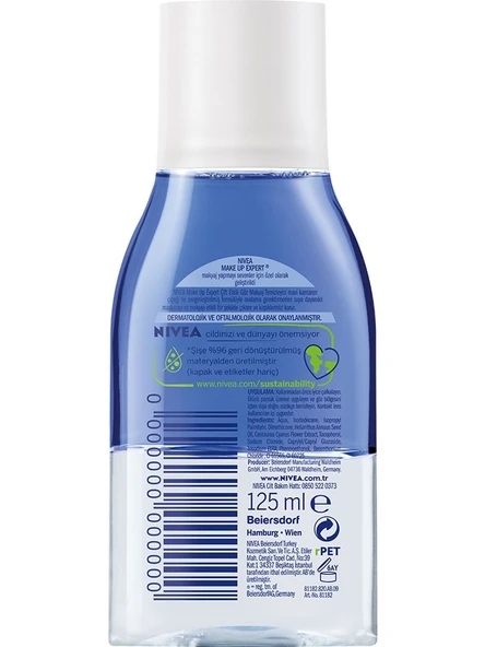 Nivea Make Up Expert Çift Fazlı Göz Makyaj Temizleyici 125 ml - Resim 2
