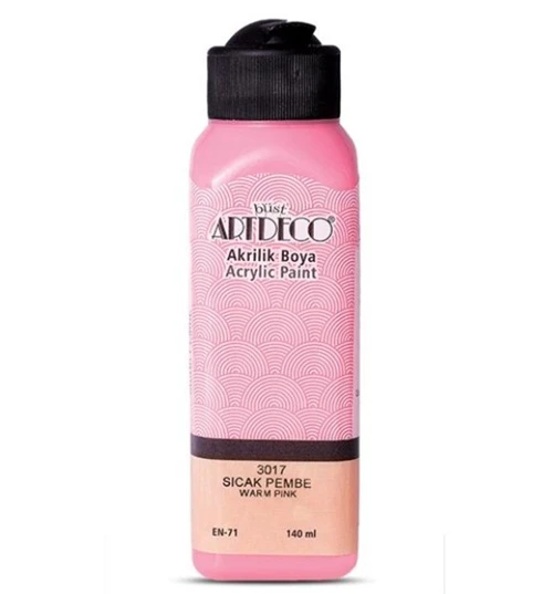 Artdeco Akrilik Boya 140 ml Sıcak Pembe - 2 adet ürün görseli 1