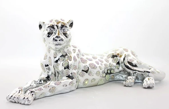 Polyester Oturan Kaplan Figürü ürün görseli 1