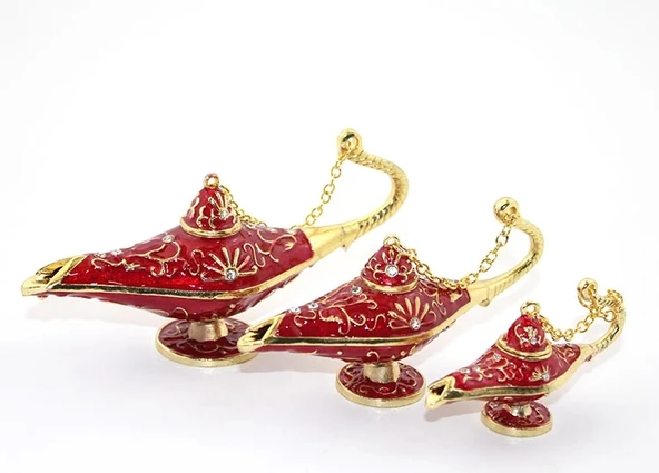 Swarovski Taşlı 3'lü Alaaddin Lambası ürün görseli 1