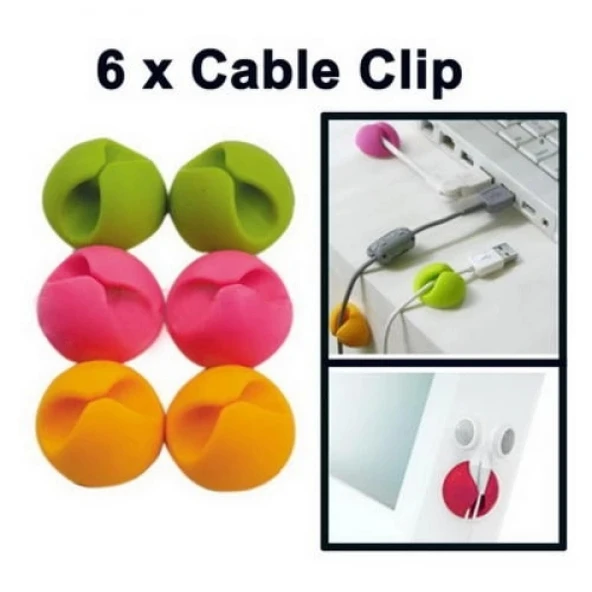 Kablo Sabitleyici Aparat 6 Adet - Resim 4