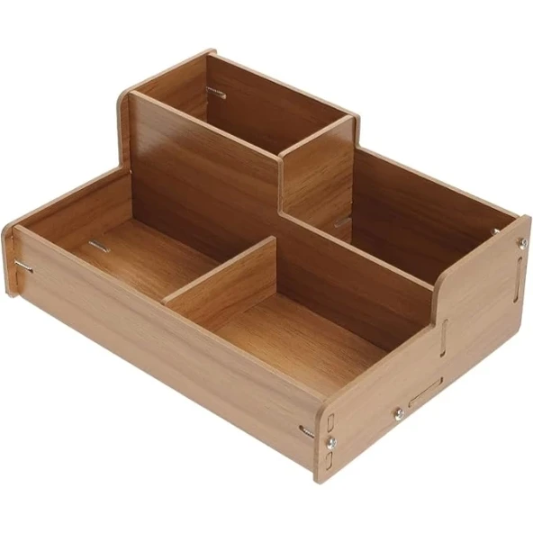 Ahşap Masa Üstü Düzenleyici Kutu ürün görseli