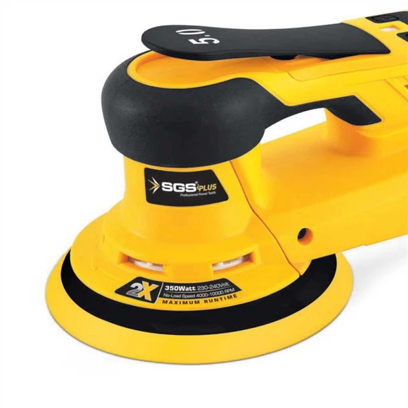 SGS ZIMPARA MAKİNESİ EKSANTRİK 350 WATT (KÖMÜRSÜZ MOTOR) - 3