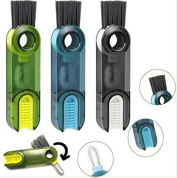 3 Fonksiyonlu Çok Amaçlı Temizleme Fırçası - Resim 5