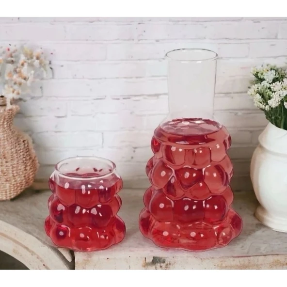 Üzüm Desenli Başucu Sürahisi - Resim 2