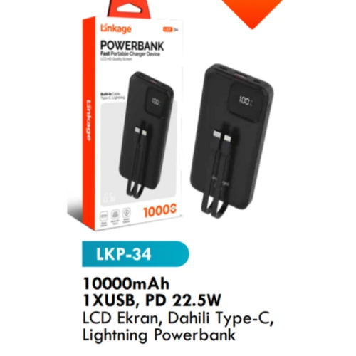 Lkb34 Powerbank Usb-c sarj Cihazı 10000 Mah Type-c ürün görseli 1