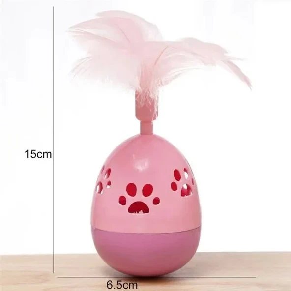 Pati Desenli Tüylü Hacı Yatmaz Oyuncak - Resim 2