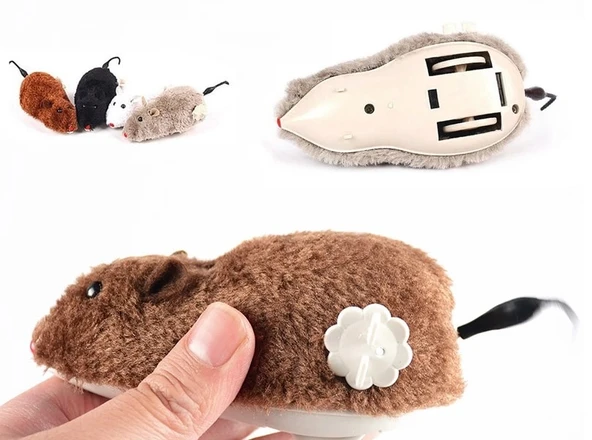 Kurmalı Fare Kedi Eğitim Oyuncağı ürün görseli 1