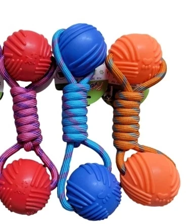 Köpekler İçin Dayanıklı Kauçuk Toplu Oyuncak ürün görseli 1
