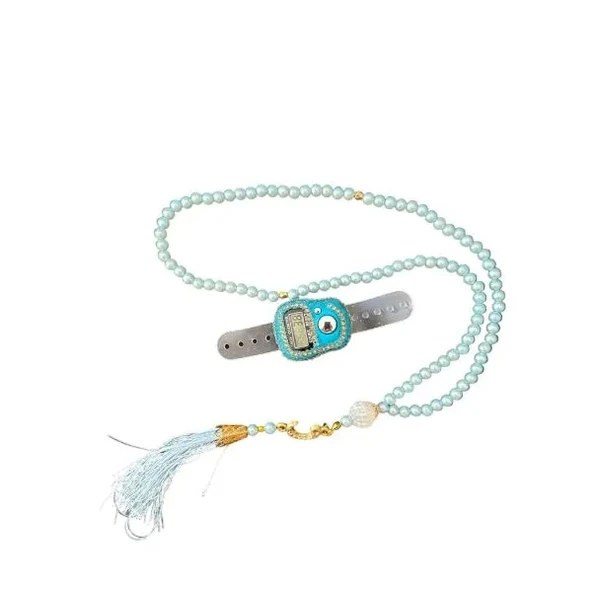 Taşlı Zikirmatik Tesbih Seti - Resim 3