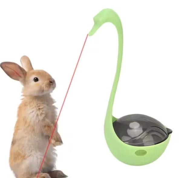 Kuğu Şeklinde Lazerli Kedi Oyuncağı - Resim 2