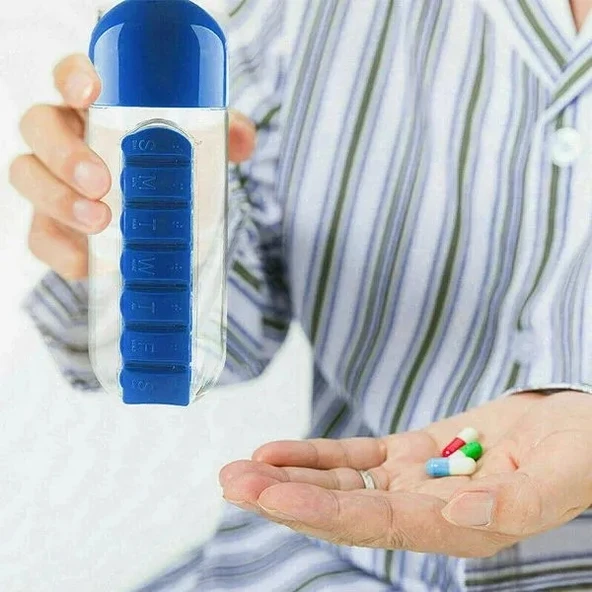 Pillbox Su Matarası ürün görseli 1