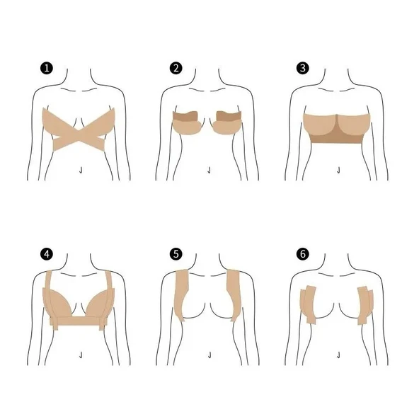 Göğüs Dikleştirme Bandı S Beden 2.5 Cm. ürün görseli