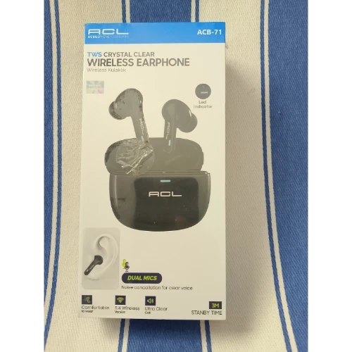 ACB71 ACL BT Kablosuz Kulak İçi Kulaklık Stereo Hd Ses - Resim 3