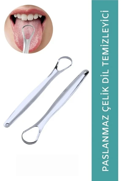 Paslanmaz Çelik Dil Temizleyici - Resim 2