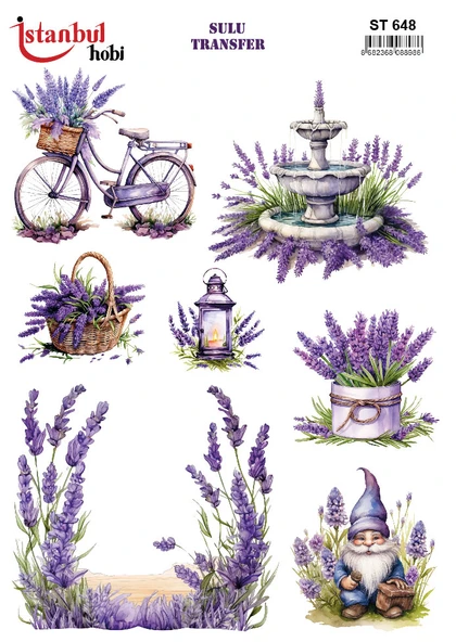 İstanbul Hobi Sulu Transfer ST648 (25x35) ürün görseli