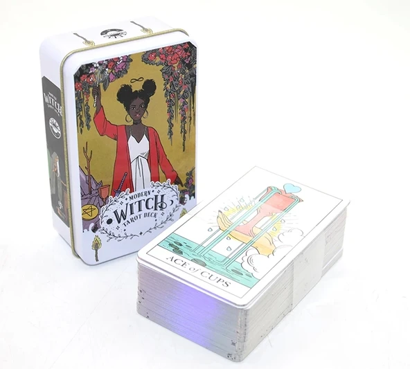 Metal Kutulu Tarot Kartı Modern Witch ürün görseli 1