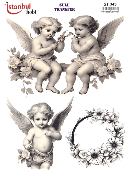 İstanbul Hobi Sulu Transfer ST343 (25x35) ürün görseli