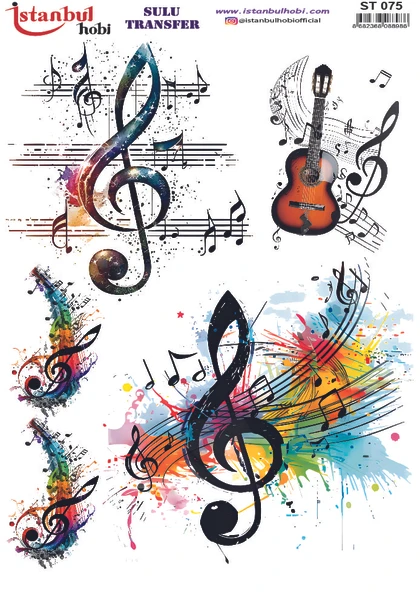 İstanbul Hobi Sulu Transfer ST075 (25x35) ürün görseli
