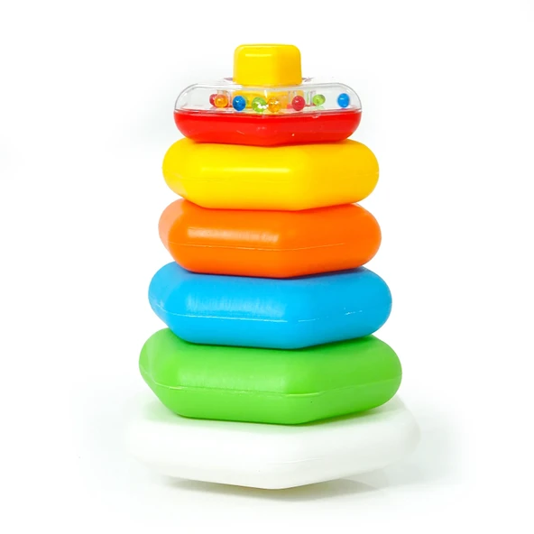 Kiki Renkli Altıgen Halkalar Çıngıraklı AE-1510 - 3