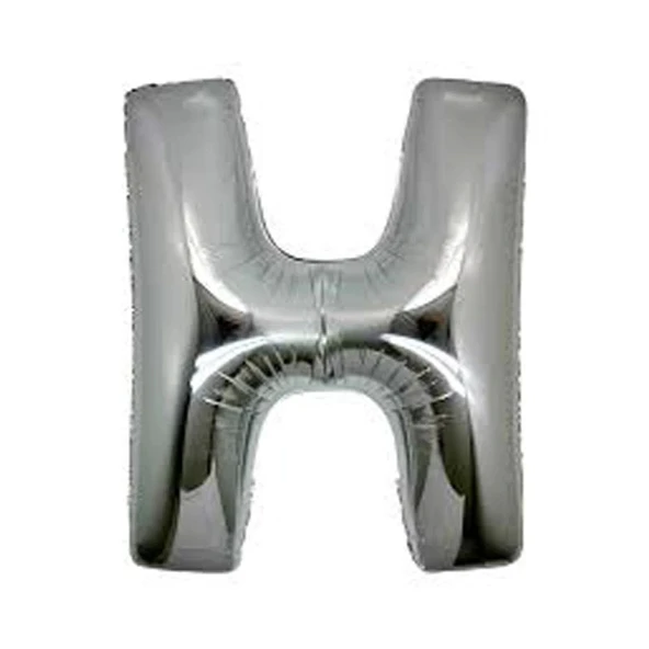 Gümüş Rengi Folyo Balon 1 Metre ürün görseli 1
