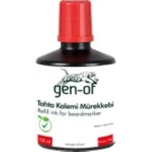 GEN-OF TAHTA KALEM MUREKKEBI KIRMIZI 100cc(8603) ürün görseli 1