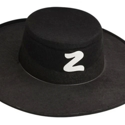 Zorro Şapka Maske Set Yetişkin - Resim 4
