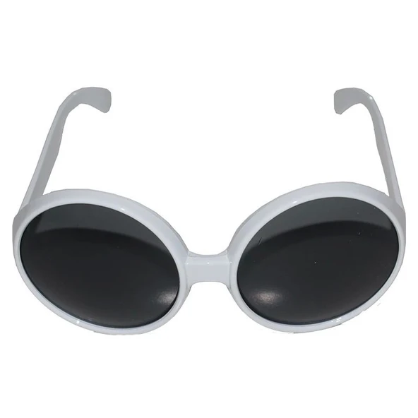 80 li Yıllar Beyaz Renk Nostalji Yeşilçam Parti Gözlüğü ürün görseli