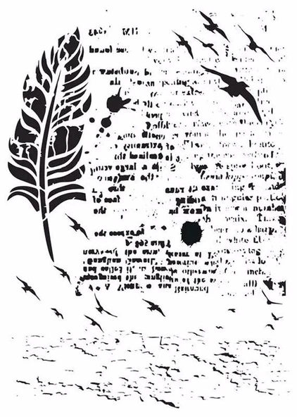 MIX MEDİA STENCIL MA SERİSİ MA69 21X29