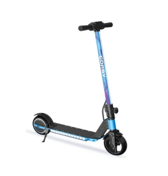 Corby CS50 Elektrikli Çocuk Scooter Mavi - 1
