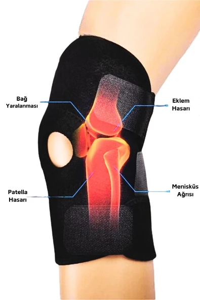 Haspet Patella Dizlik Plus (Lastikli)Standart - 1