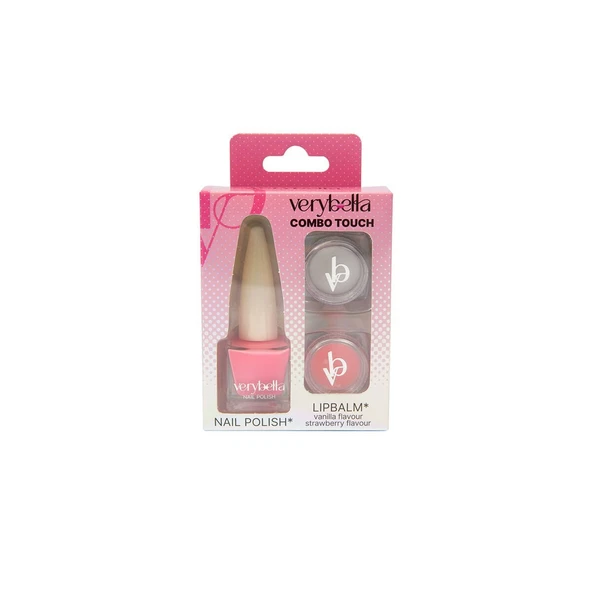 VRB37000 Very Bella - Bakım Seti (2 farklı renk ve aromalı lip gloss+oje) ürün görseli