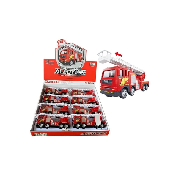 YH-711-58A SÜRTMELİ METAL 1:50 MERDİVENLİ - Resim 1