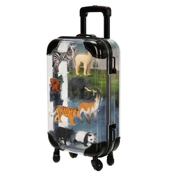 5003 SUN-YFN-FİGÜR HAYVAN SET VALİZLİ 8PRÇ 2A 6D ürün görseli