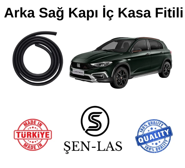 Fiat Egea Cross Hatchback Şen-Las Sağ Arka Kapı Fitili ŞL18303 ürün görseli 1