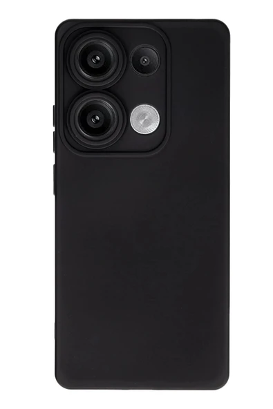 Xiaomi Redmi Note 13 4G Kılıf Nano içi Kadife Silikon - Siyah ürün görseli 1