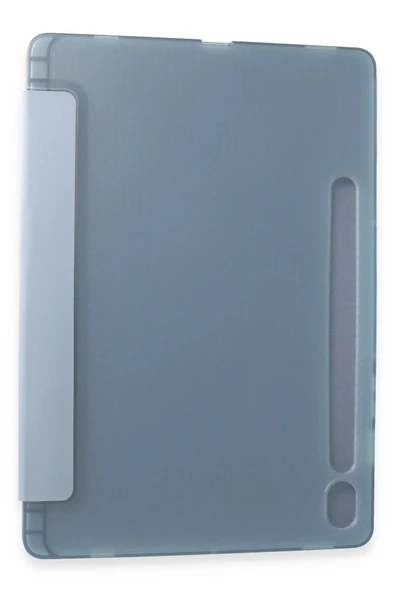 Samsung Galaxy Tab A9 Kılıf Kalemlikli Mars Tablet Kılıfı - Mavi - Resim 2