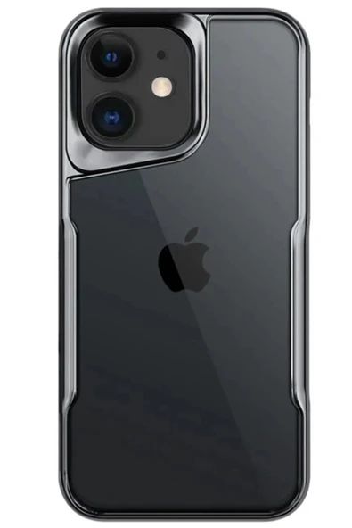 iPhone 11 Kılıf Boyi Silikon Kapak - Titan Gri - Resim 3
