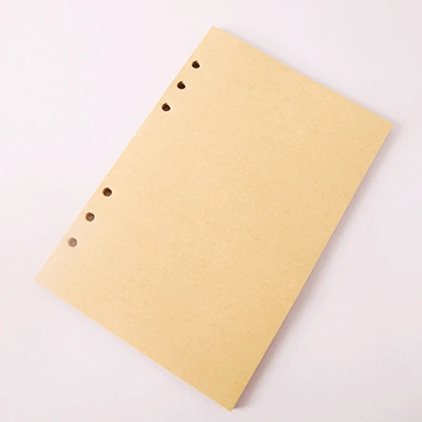 Deri Yaprak Desenli Çizgisiz Defter - Resim 2