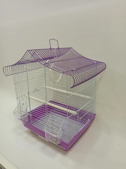 Qh Muhabbet Kafes 34x26x45 cm Mor - 2