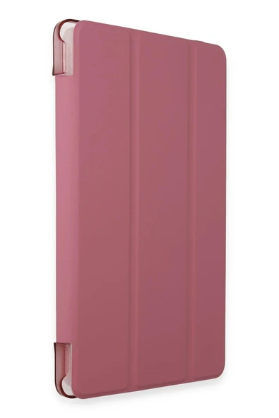 Samsung Galaxy X610 Tab S9 FE Plus 12.4 Kılıf Tablet Smart Kılıf - Pembe - Resim 2