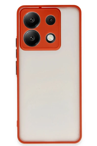Xiaomi Redmi Note 13 5G Kılıf Montreal Silikon Kapak - Kırmızı ürün görseli 1