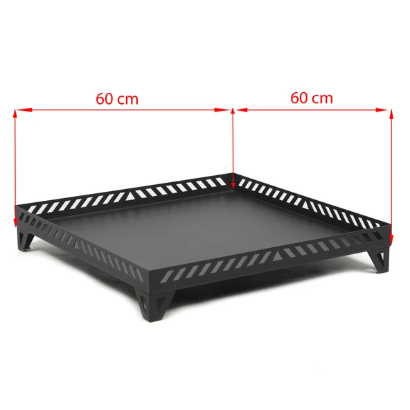 Şömine Altlığı 60x60 cm KALIN ŞAÇ Şömine Soba Altlığı ürün görseli