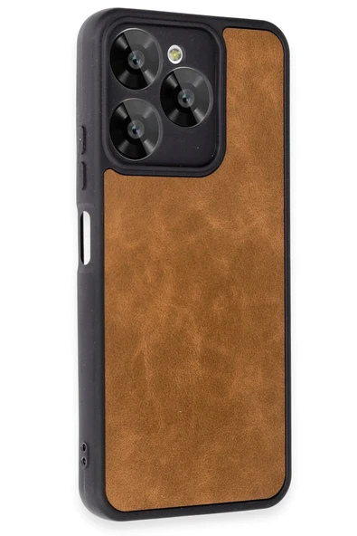 General Mobile Era 30 Kılıf Aras Deri Kapak - Taba - Resim 2