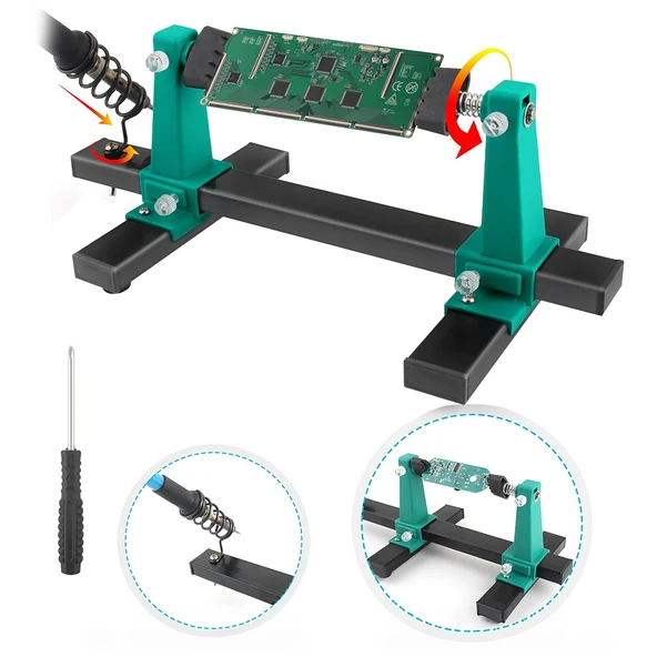 Ayarlanabilir PCB Levha Board Tutucu Havya Tamir Standı ürün görseli
