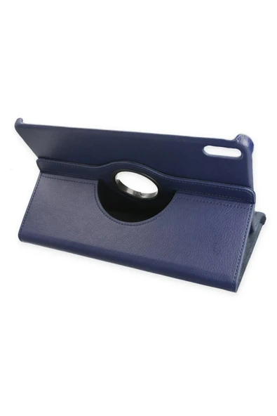 Huawei MatePad SE 11 Kılıf 360 Tablet Deri Kılıf - Lacivert - Resim 2