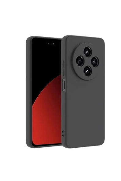 Xiaomi Redmi 14C Kılıf Nano içi Kadife Silikon - Siyah ürün görseli 1