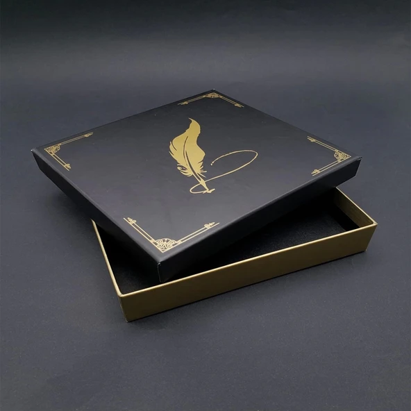 Tüylü Kalem Tasarımlı Hediye Kutusu ürün görseli 1