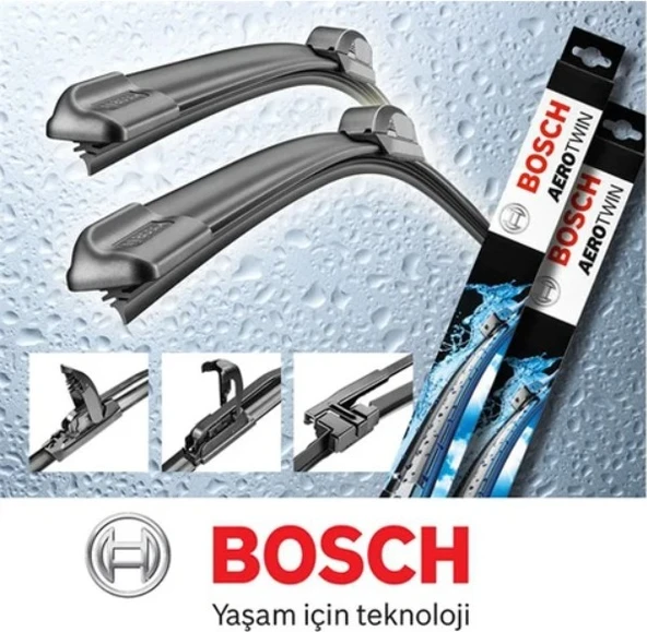 SİLECEK SÜPÜRGESİ SET ÖN AEROTWIN 650/530MM AUDI A6 1.8 TFSI 14-18, 2.0 TFSI 11-18, 2.0 TFSI QUATTR - 2